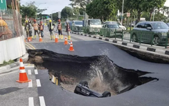 Singapore đề phòng, xử lý "hố sụt tử thần" trên đường thế nào?