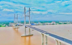 Huy động xe tải trọng 25-30 tấn thử tải cầu rạch Miễu 2