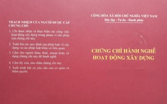Hà Tĩnh: Thu hồi nhiều chứng chỉ hành nghề xây dựng do kê khai không trung thực	 