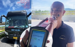 Phát hiện tài xế xe giường nằm vi phạm nồng độ cồn khi chở khách trên cao tốc