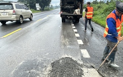 Gia Lai: Tăng cường đảm bảo ATGT trên đường Hồ Chí Minh trong mùa mưa