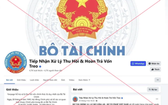 Cảnh báo hành vi giả mạo Bộ Tài chính để lừa đảo