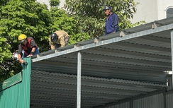 Cưỡng chế loạt nhà xưởng xây dựng trái phép ven hồ Định Công