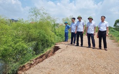 Bắc Ninh khẩn trương đắp đê chống lũ sau sự cố lở đê sông Thương
