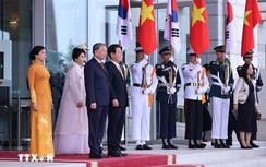 Hàn Quốc bắn 21 loạt đại bác chào mừng Tổng Bí thư Tô Lâm và Phu nhân