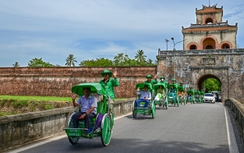 Chính thức thử nghiệm dịch vụ Grab xích lô tại Huế