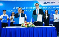 Hòa Phát bàn giao 1.000 container cho hãng tàu Top 3 thế giới