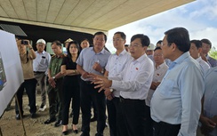 Đoàn công tác Quốc hội khảo sát dự án cao tốc Châu Đốc - Cần Thơ - Sóc Trăng tại An Giang