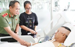 Đại úy cảnh sát cơ động bị "quái xế" tông đã qua cơn nguy kịch