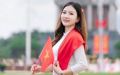 Lan tỏa tình yêu đất nước qua cuộc thi "Check-in với cờ Tổ quốc" ở xã ven đô Hà Nội