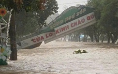 Bão số 5 quần thảo Nghệ An, đường phố Cửa Lò ngập sâu, nhiều cây xanh gãy đổ