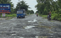Quốc lộ 61 qua An Giang hư hỏng nặng: Sớm sửa chữa để đảm bảo an toàn giao thông