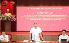 Hà Nội xây dựng 6 nghị quyết tạo đột phá phát triển khoa học, công nghệ, đổi mới sáng tạo
