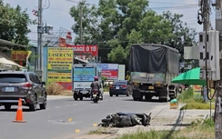 Xe tải va chạm xe máy, một người tử vong