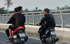 Quảng Ngãi: Nhóm thiếu niên “đầu trần” chạy xe máy bị phạt hơn 40 triệu đồng