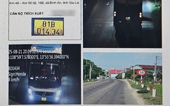 Vi phạm tốc độ 16 lần trong hai tháng, xe khách ở Gia Lai bị phạt hơn 63 triệu đồng