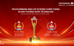 Sản phẩm Techcombank sinh lời tự động giành giải vàng Stevie Awards