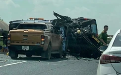 Nguyên nhân 4 ô tô tông liên hoàn trên cao tốc Pháp Vân - Cầu Giẽ, nhiều người bị thương