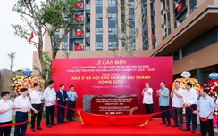 Thái Nguyên gắn biển công trình nhà ở xã hội Đại Thắng chào mừng Đại hội Đảng