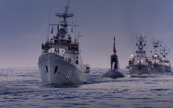 Sức mạnh biên đội tàu chiến, tàu ngầm Việt Nam lần đầu tham gia diễu binh