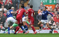 Liverpool nhọc nhằn vượt qua Everton trong trận derby Merseyside