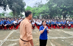 Quảng Ngãi đẩy mạnh tuyên truyền trật tự ATGT đến học sinh