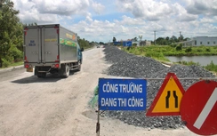 Cà Mau tăng tốc thi công đường dẫn vào cầu Trần Văn Sớm
