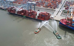 Cảng quốc tế Cái Mép đón tàu tuyến dịch vụ độc quyền đi Địa Trung Hải