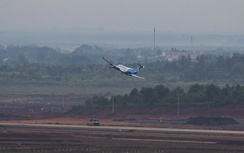 Chuyến bay hiệu chuẩn đầu tiên tiếp cận đường băng sân bay Long Thành