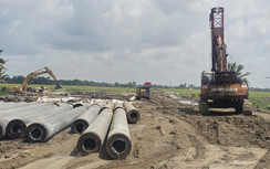 Bộ Xây dựng đề nghị Vĩnh Long hỗ trợ cát cho dự án đường Hồ Chí Minh qua An Giang, Cà Mau