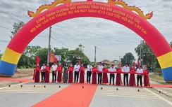 Khánh thành đường nối tỉnh lộ 163 với đường cao tốc Nội Bài - Lào Cai