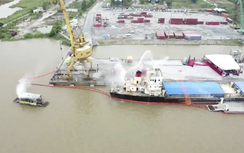 Tăng cường ứng phó sự cố tràn dầu tại cảng biển
