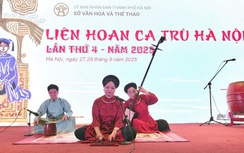 Hơn 200 nghệ nhân, thí sinh tham dự Liên hoan Ca trù Hà Nội lần thứ 4