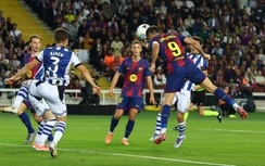 Barcelona ngược dòng hạ Sociedad, vươn lên dẫn đầu La Liga