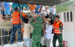 Biên phòng Đà Nẵng vượt biển đưa 2 người dân từ đảo Cù Lao Chàm đi cấp cứu