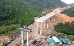 Những nhịp cầu đầu tiên nối mạch cao tốc Khánh Hòa - Buôn Ma Thuột