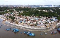 Các dự án kè chống sạt lở vùng biển ở Quảng Ngãi đua tiến độ