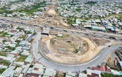 Phân luồng đường Võ Nguyên Giáp hai đêm để lắp nhịp cầu vượt cao tốc Biên Hòa - Vũng Tàu