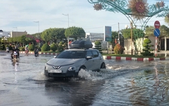 Cà Mau: Mưa lớn gây ngập ở Bạc Liêu ngày khai giảng