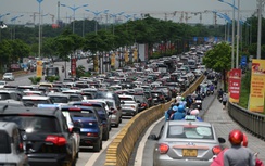 Tiếp tục tạm cấm phương tiện nhiều tuyến đường quanh Trung tâm Triển lãm Quốc gia