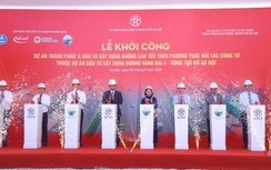 Khởi công cao tốc dài 113km vùng Thủ đô, các nhà thầu cam kết hoàn thành đúng tiến độ