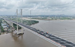 Hoàn thành thử tải cầu dây văng Bình Khánh trên cao tốc Bến Lức - Long Thành