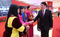 Các đại biểu, khách mời quốc tế đến dự phiên khai mạc trọng thể Đại hội XIV của Đảng