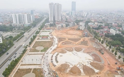 Hình ảnh công viên gần 700 tỷ đồng ở Bắc Ninh sau một năm thi công