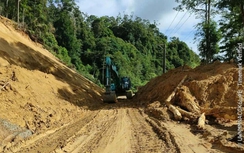 Quảng Ngãi: Vướng mặt bằng, dự án nâng cấp tỉnh lộ 1.300 tỷ đồng thi công chậm tiến độ