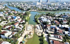 Cận cảnh dự án cầu, đường 180 tỷ đồng ở Huế vướng mặt bằng, ngưng thi công
