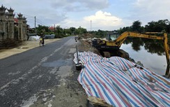 Quảng Trị: Dự án khắc phục khẩn cấp sạt lở bờ sông Vĩnh Định đang triển khai thế nào?