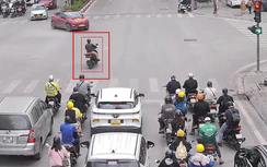 Hà Nội: Camera AI ghi nhận nhiều xe máy vi phạm hàng chục lần trong 9 tháng
