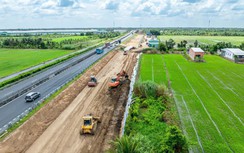 Toàn cảnh công trường mở rộng cao tốc TP.HCM - Mỹ Thuận sau 10 tháng khởi công