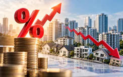 Lãi suất cao làm suy giảm sức mua, doanh nghiệp bất động sản "sống mòn"